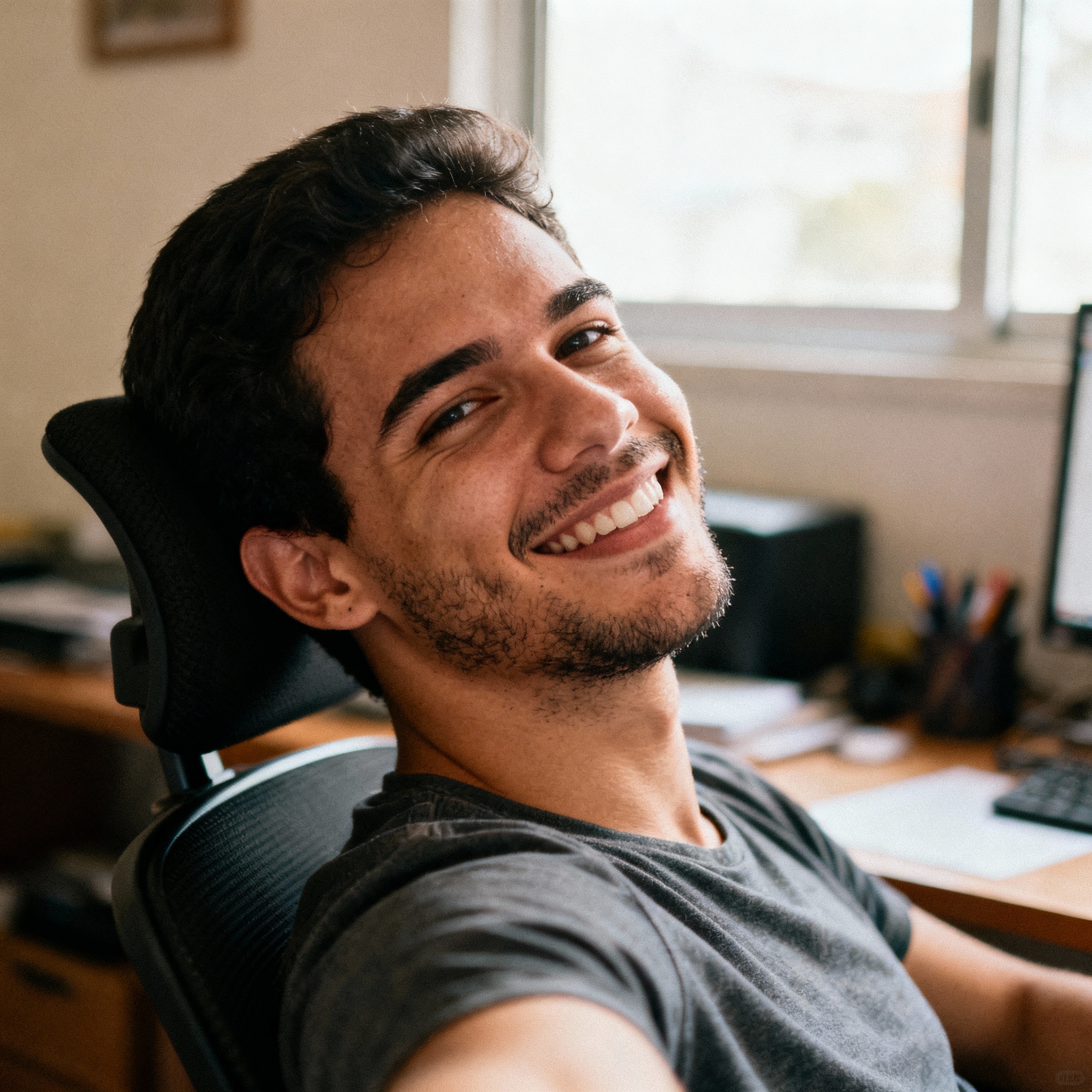 Foto de um aluno do Projeto RM2